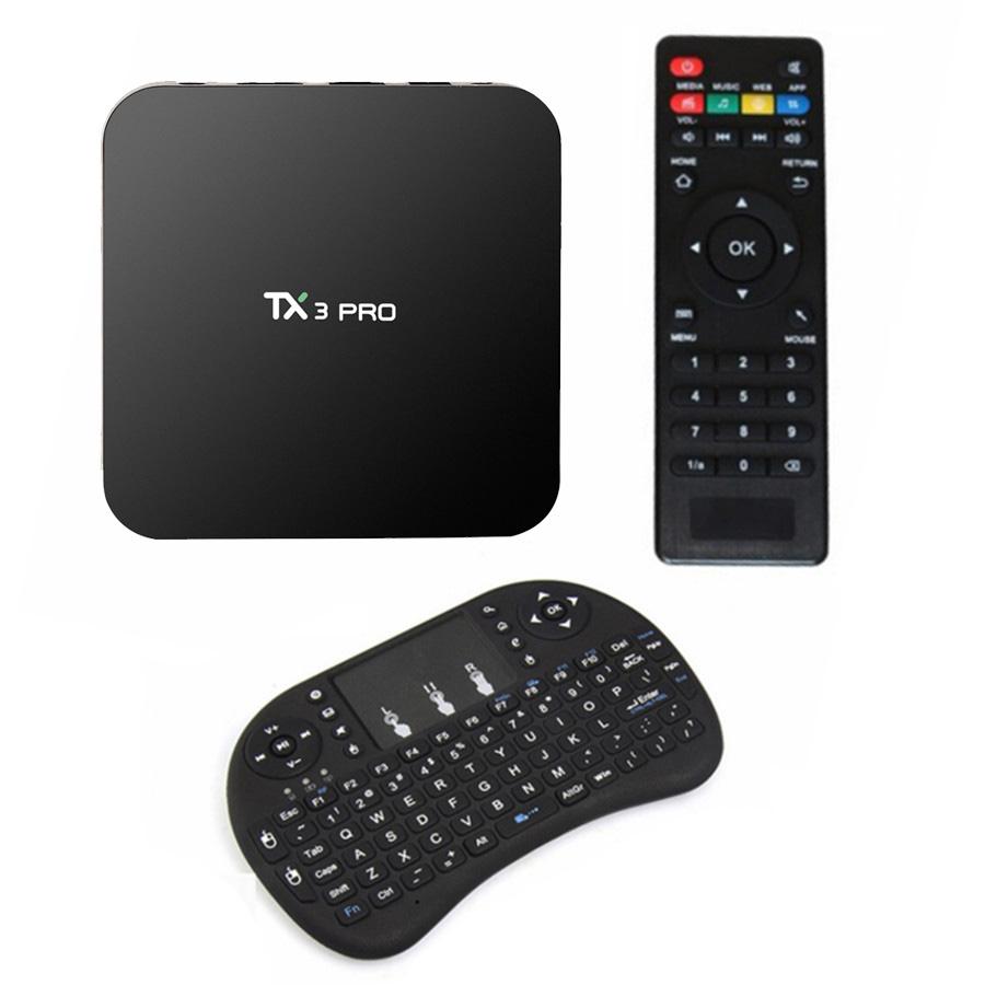 TX3 Pro Android TV Box & i8 Wireless Keyboard set Android Loyalty