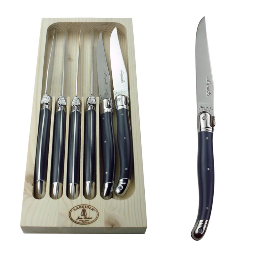 Laguiole Steak Knife Set GREY Jean Dubost Loyalty Source